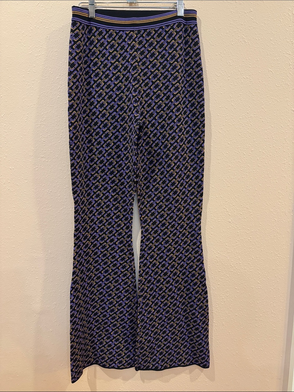 Diana von Furstenberg chain link print pants